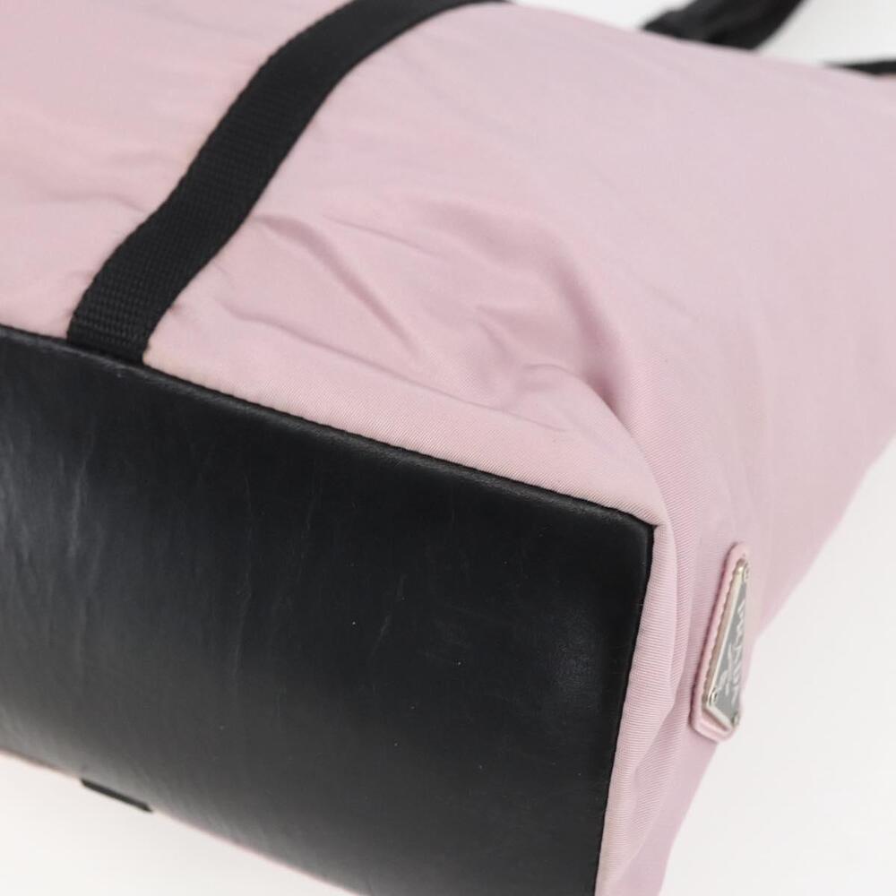PRADA Tote Bag Nylon Pink Silver Auth 158422 - Picture 16 of 16